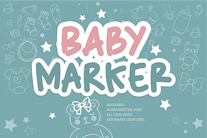 Baby Marker Font - arutype.com