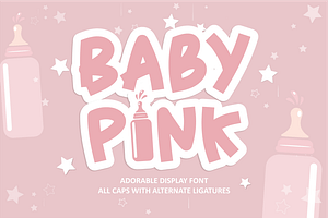 Baby Pink Font - arutype.com